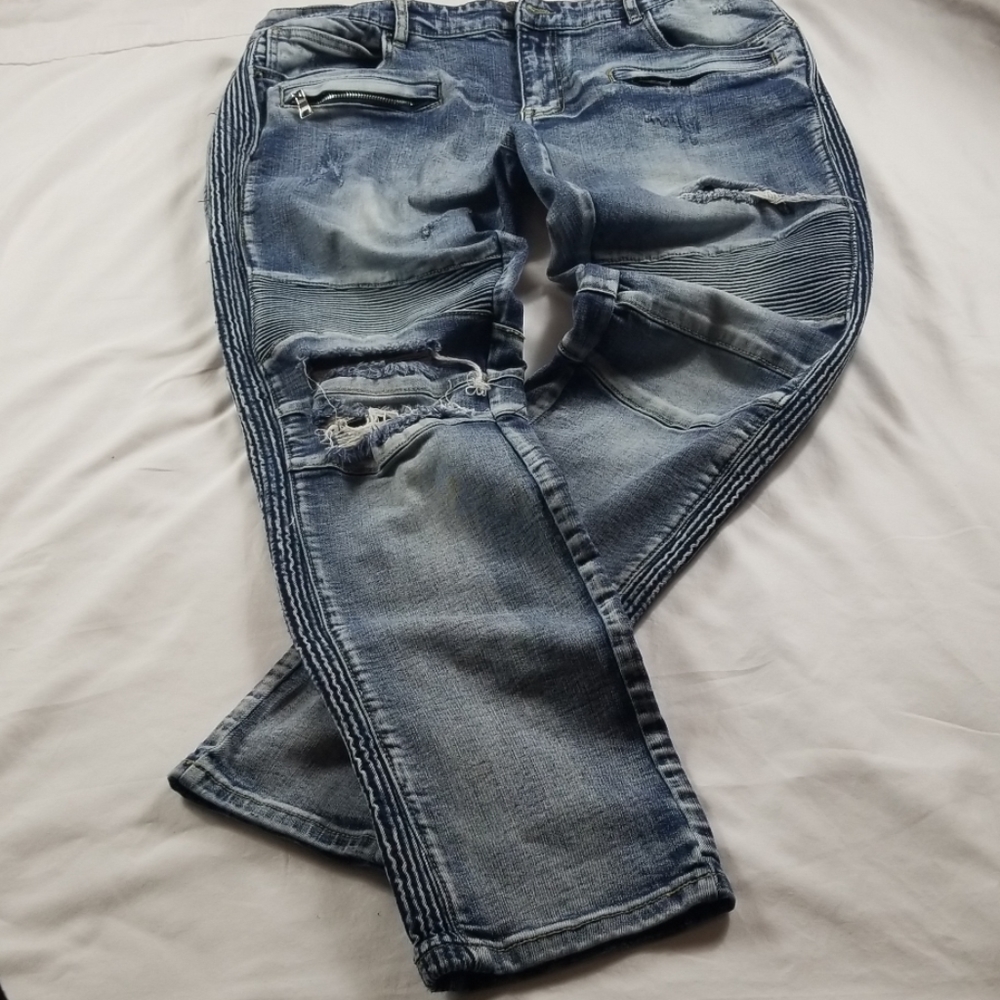Embellish Stretch Jean's Mens